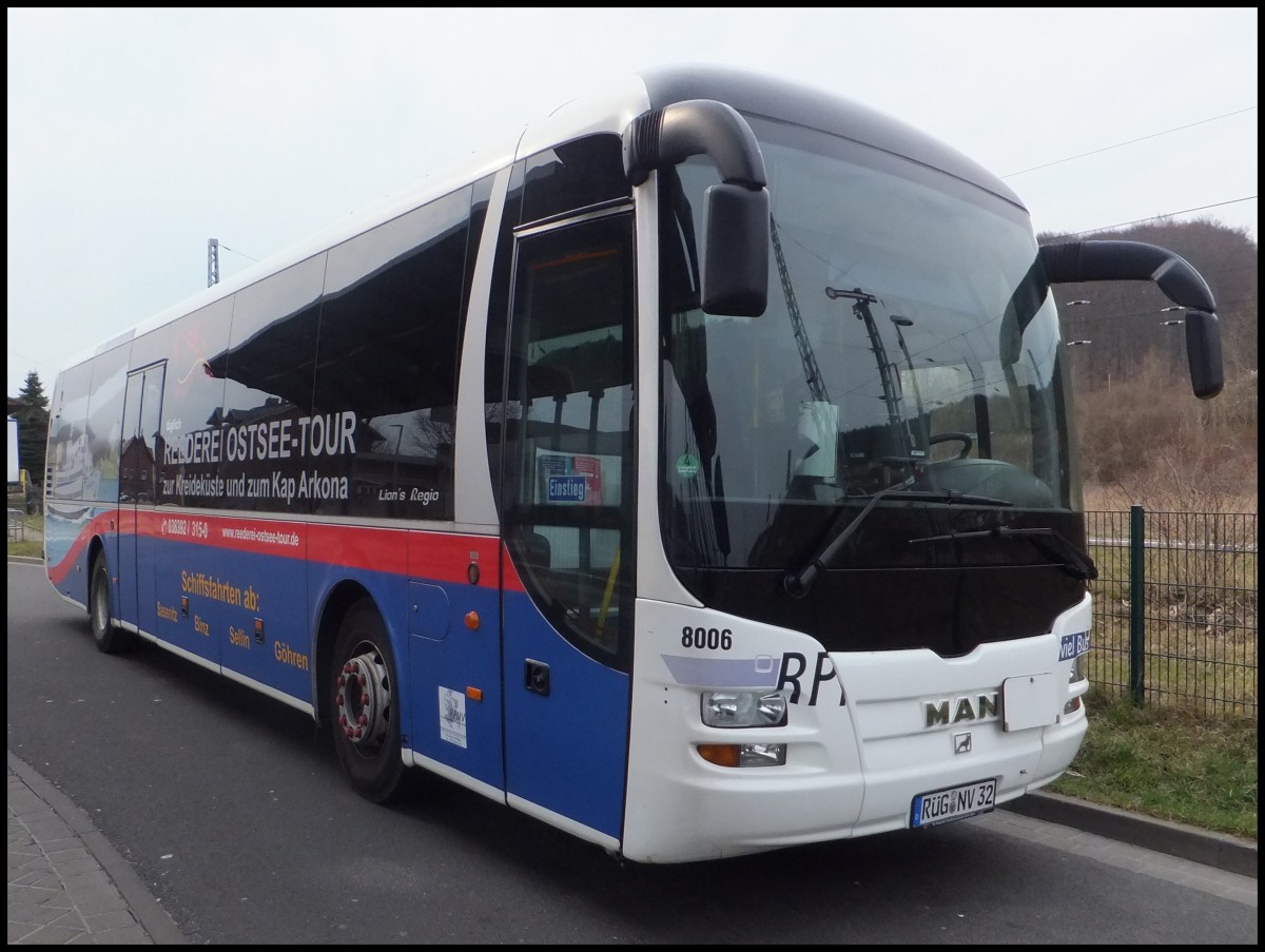 MAN Lion's Regio der RPNV in Sassnitz am 21.03.2014