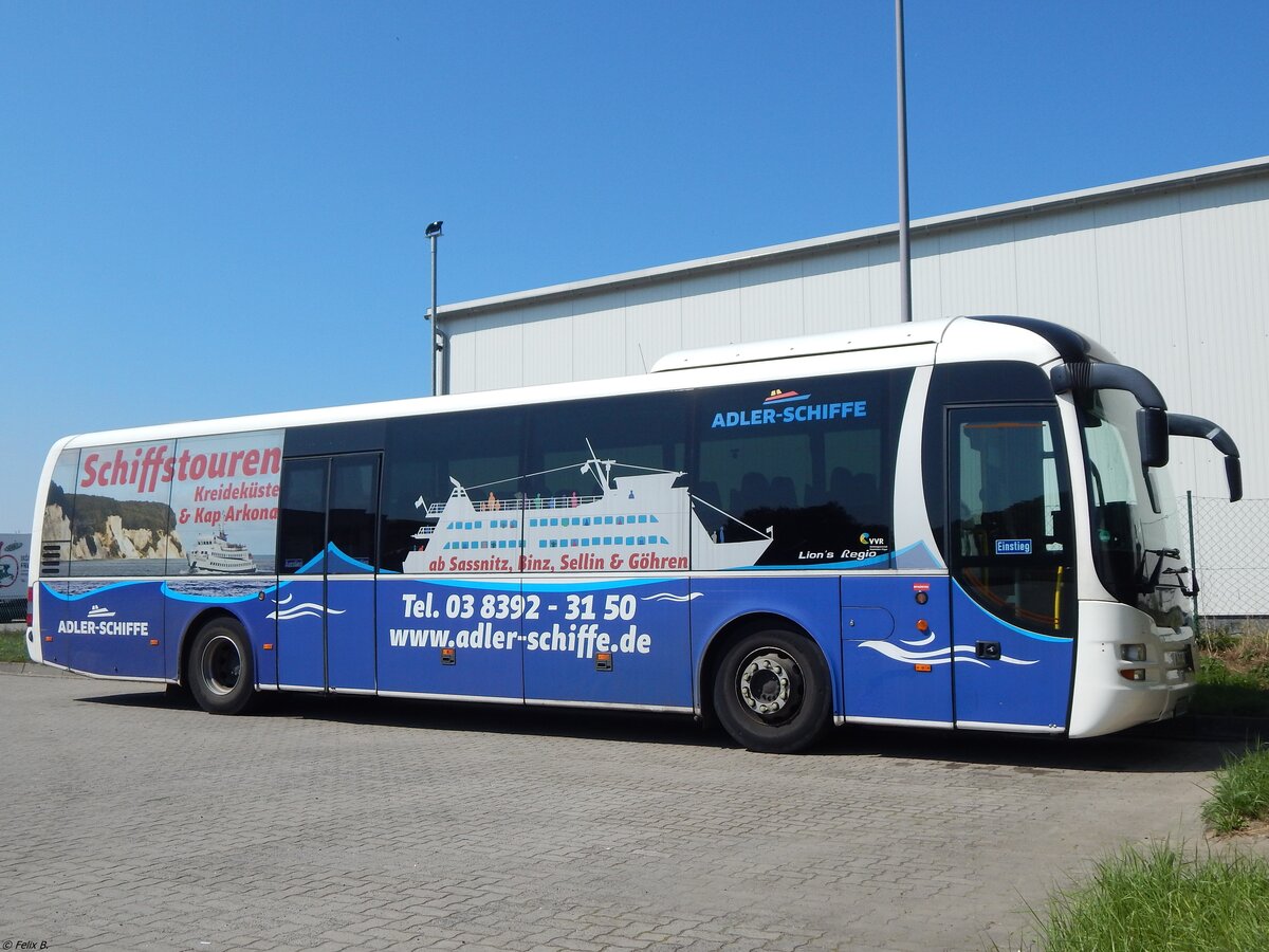 MAN Lion's Regio der VVR in Samtens am 25.08.2019