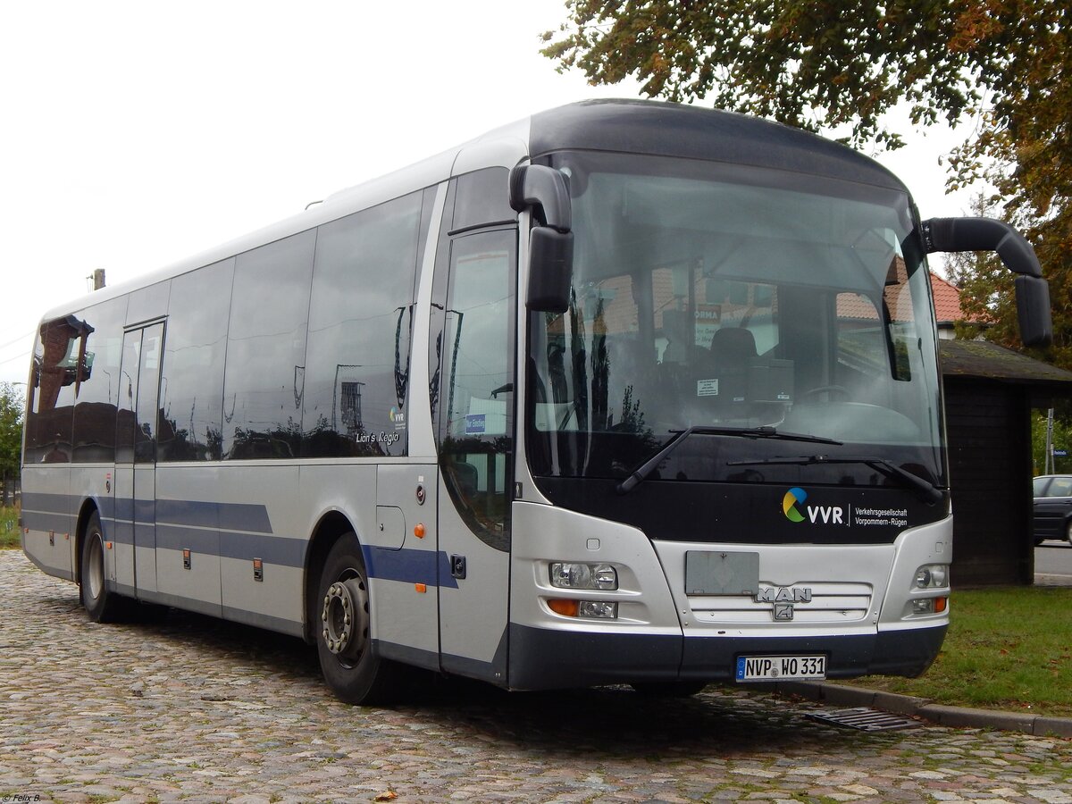 MAN Lion's Regio der VVR in Samtens am 29.09.2019