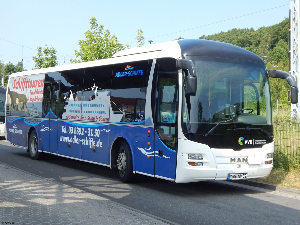 MAN Lion's Regio der VVR in Sassnitz am 02.06.2018