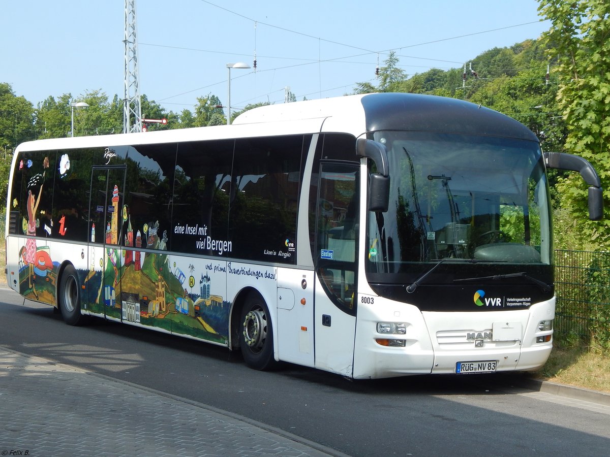 MAN Lion's Regio der VVR in Sassnitz am 02.06.2018