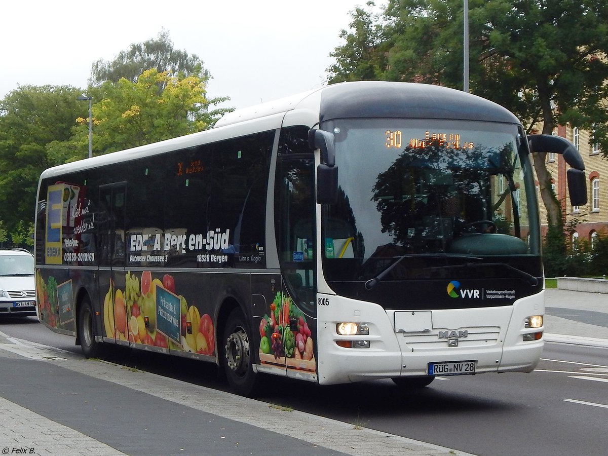 MAN Lion's Regio der VVR in Stralsund am 21.07.2017