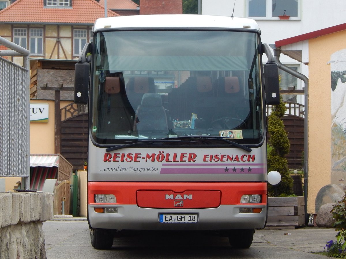 MAN Lion's Star von Reise-Möller aus Deutschland in Sassnitz am 06.06.2015