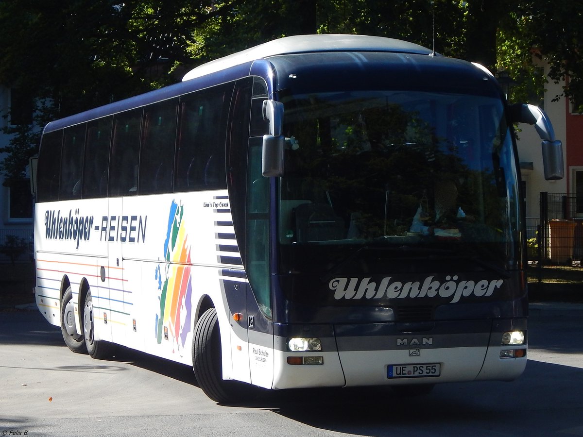 MAN Lion's Top Coach von Uhlenköper Reisen aus Deutschland in Heringsdorf am 25.09.2018