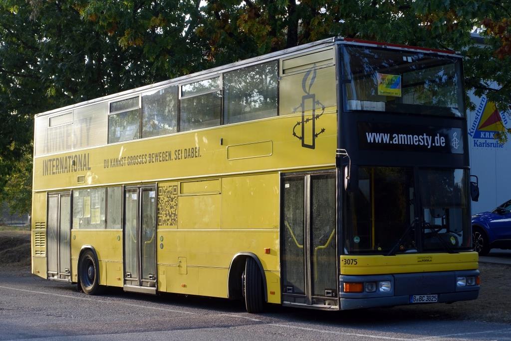 MAN ND 202  Amnesty International, ehem. BVG , Karlsruhe September 2018