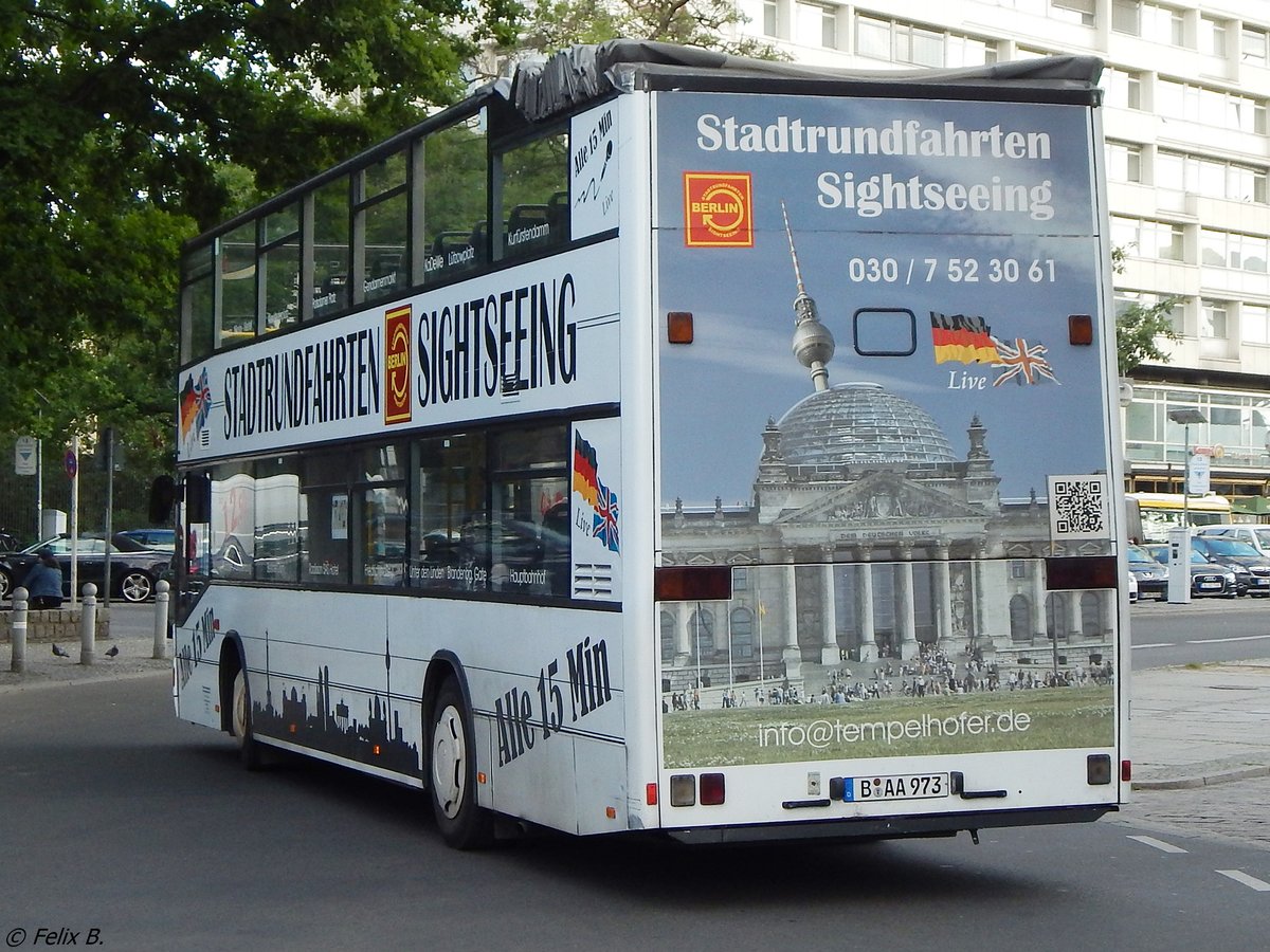 MAN ND 202 von Der Tempelhofer aus Deutschland in Berlin am 09.06.2016