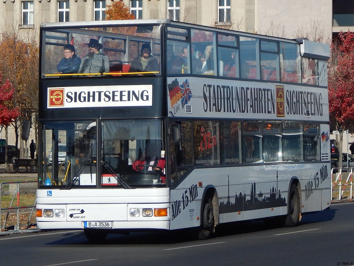 MAN ND 202 von Der Tempelhofer aus Deutschland in Berlin am 31.10.2018