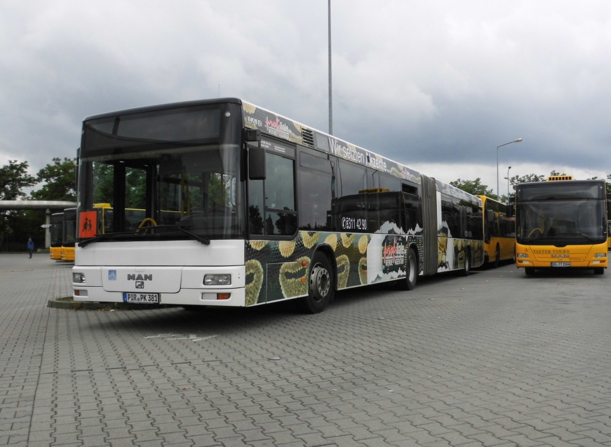 MAN NG 313 von Fa.Pötzsch, Dresden-Gruna am 20.06.15