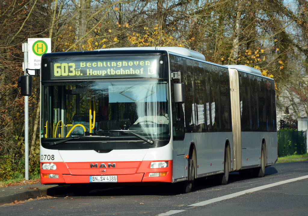 MAN NG 323 NG III der SWB in Röthgen - 22.11.2014