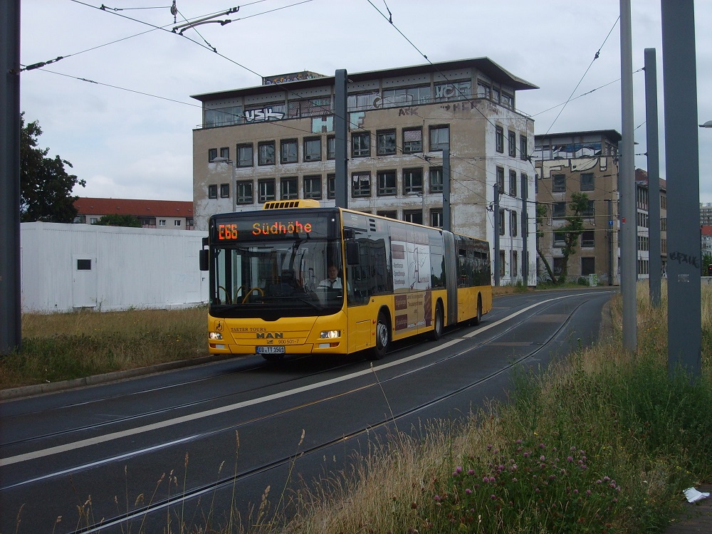 MAN NG 363 Lion´s City G (A 23) - DD TT 1501 - Wagen 900 501 - in Dresden, Wiener Straße (am Hbf) - am 1-Juni-2015