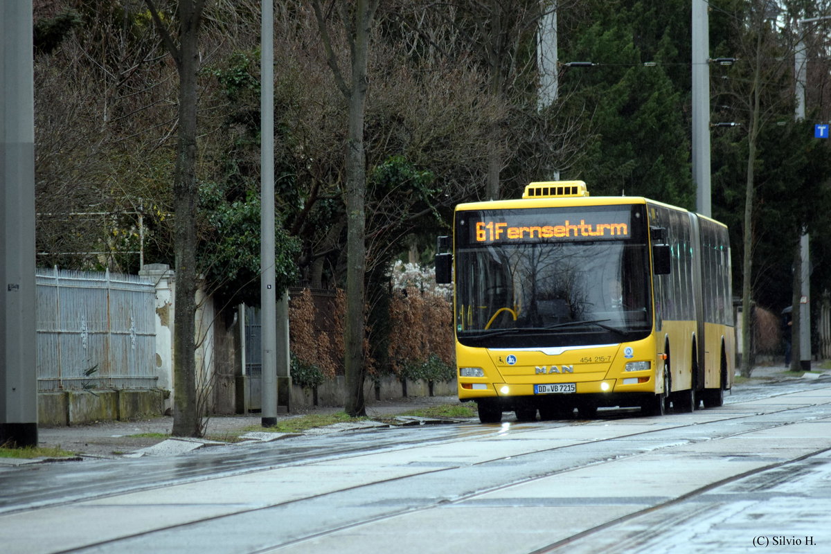 MAN NG363 Lion`s City GL am 13.01.2019 in der Wasastraße. Foto darf mit Genehmigung veröffentlicht werden