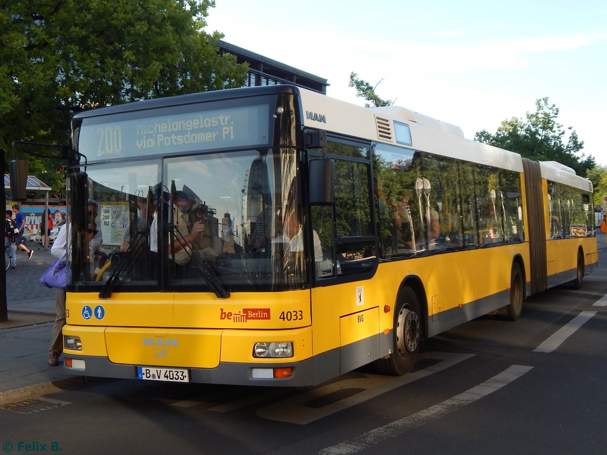 MAN Niederflurbus 2. Generation der BVG in Berlin am 07.06.2016
