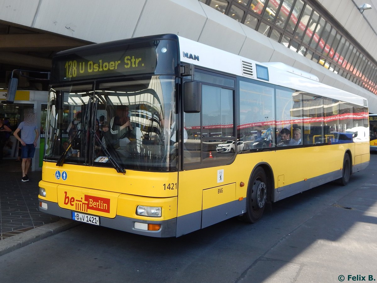 MAN Niederflurbus 2. Generation der BVG in Berlin am 08.06.2014