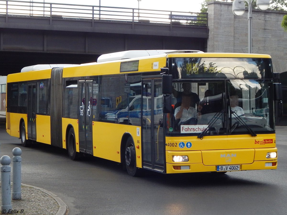 MAN Niederflurbus 2. Generation der BVG in Berlin am 09.06.2016