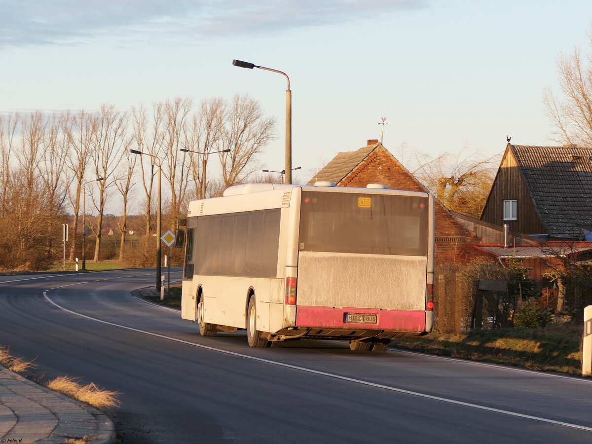 MAN Niederflurbus 2. Generation von City-Tours-Wenzel aus Deutschland (exex Regionalbus Hannover, ex Verkehrsgesellschaft Hameln-Pyrmont mbH) in Klatzow am 21.01.2022