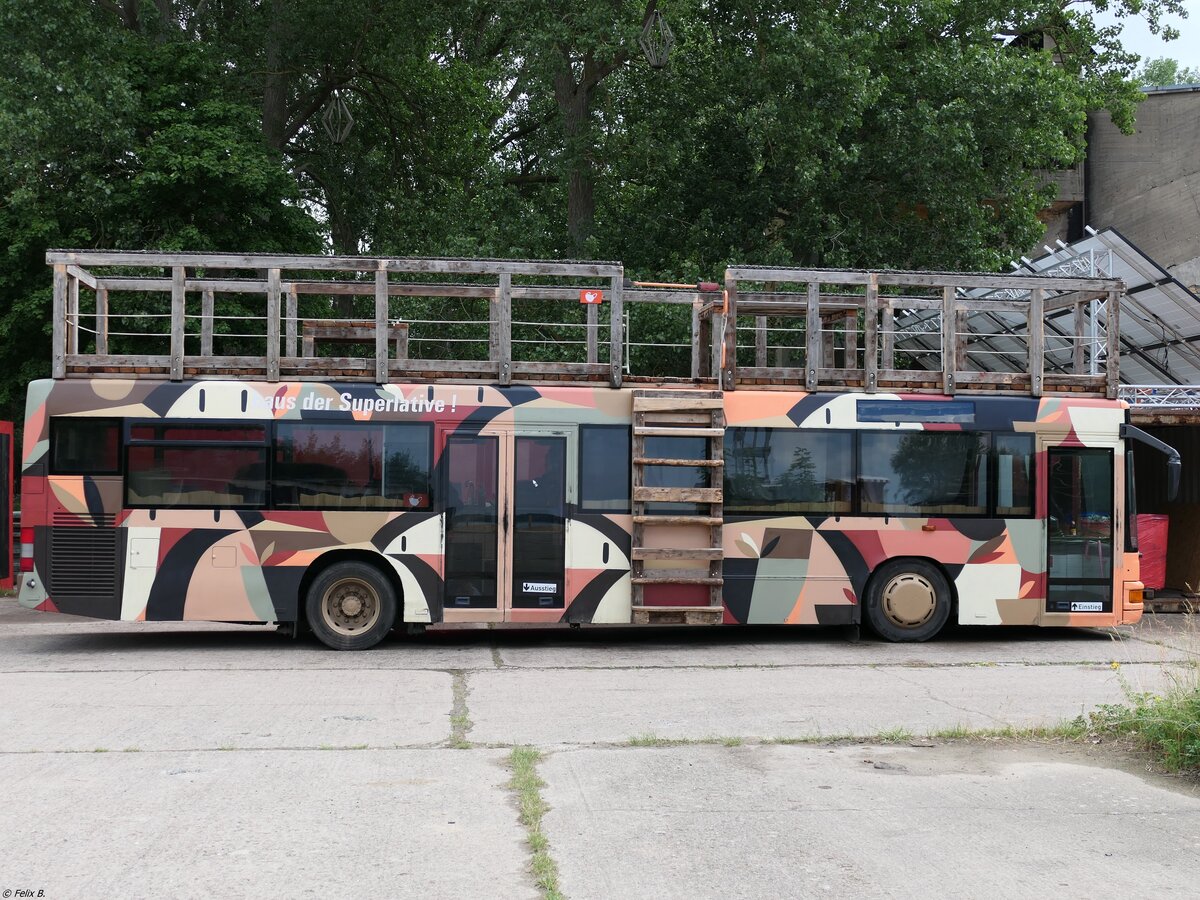 MAN Niederflurbus 2. Generation der Vorserie/MAN NÜ 263 im Technikmuseum Pütnitz (ex VMS_MVVG MST-VG 64) am 04.07.2021