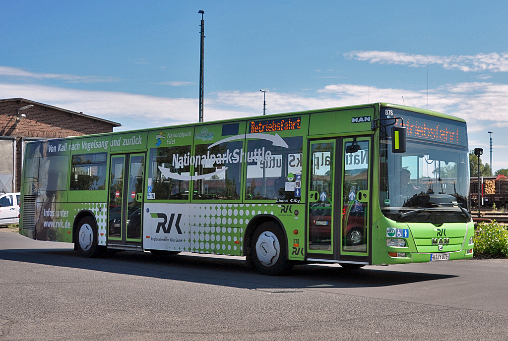 MAN NL 273 Lion`s City K-ZY 879 der RVK in Euskirchen - 16.08.2013