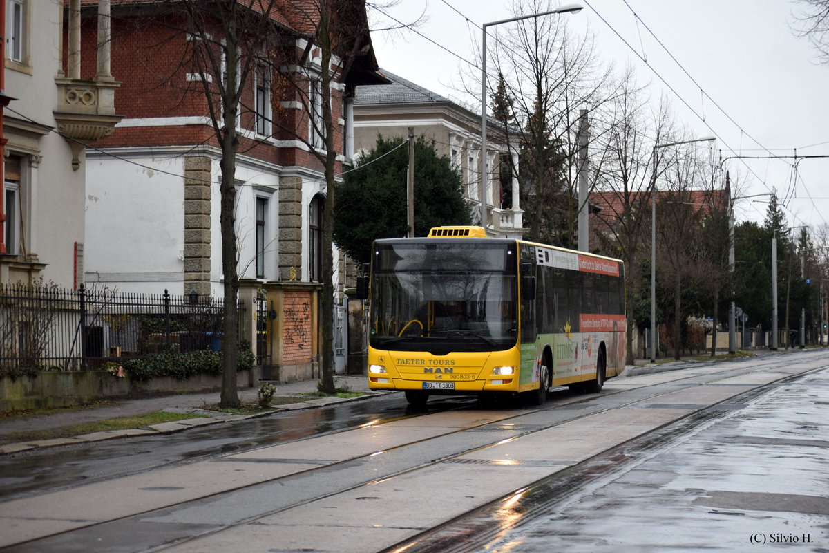 MAN NL283 Lion`s City am 13.01.2019 in der Wasastraße. Foto darf mit Genehmigung veröffentlicht werden.