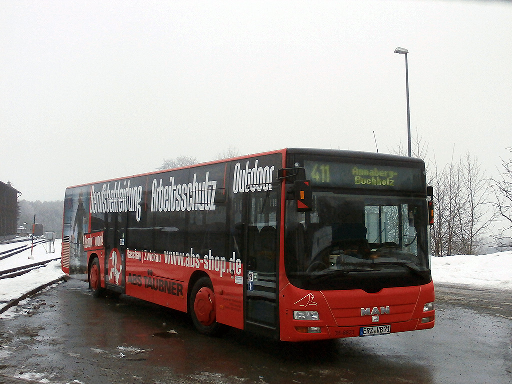 MAN NÜ 313 in Oberwiesenthal. (22.1.2015)