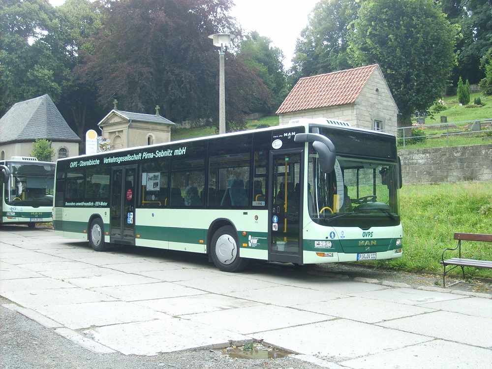 MAN NÜ 320 Lion´s City Ü - PIR OV 122 - in Hohnstein, an der Eiche - am 26-Juli-2015
