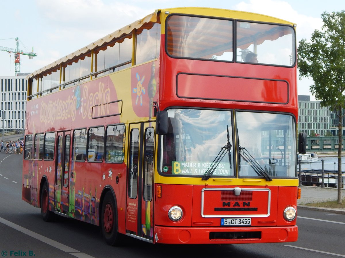 MAN SD 200 von Berlin City Tour in Berlin am 23.08.2015