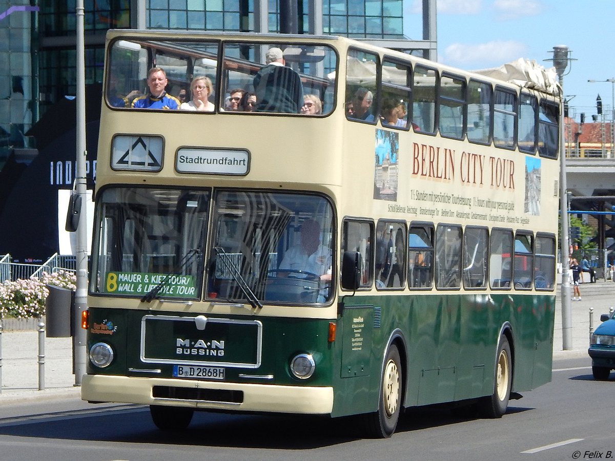 MAN SD 200 von Berlin City Tour in Berlin am 11.06.2016