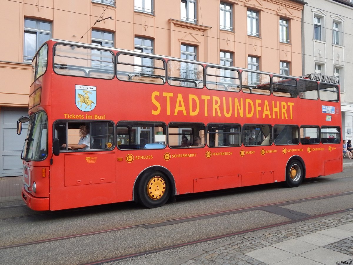 MAN SD 200 von Bus Kontor GmbH aus Deutschland in Schwerin am 09.08.2018