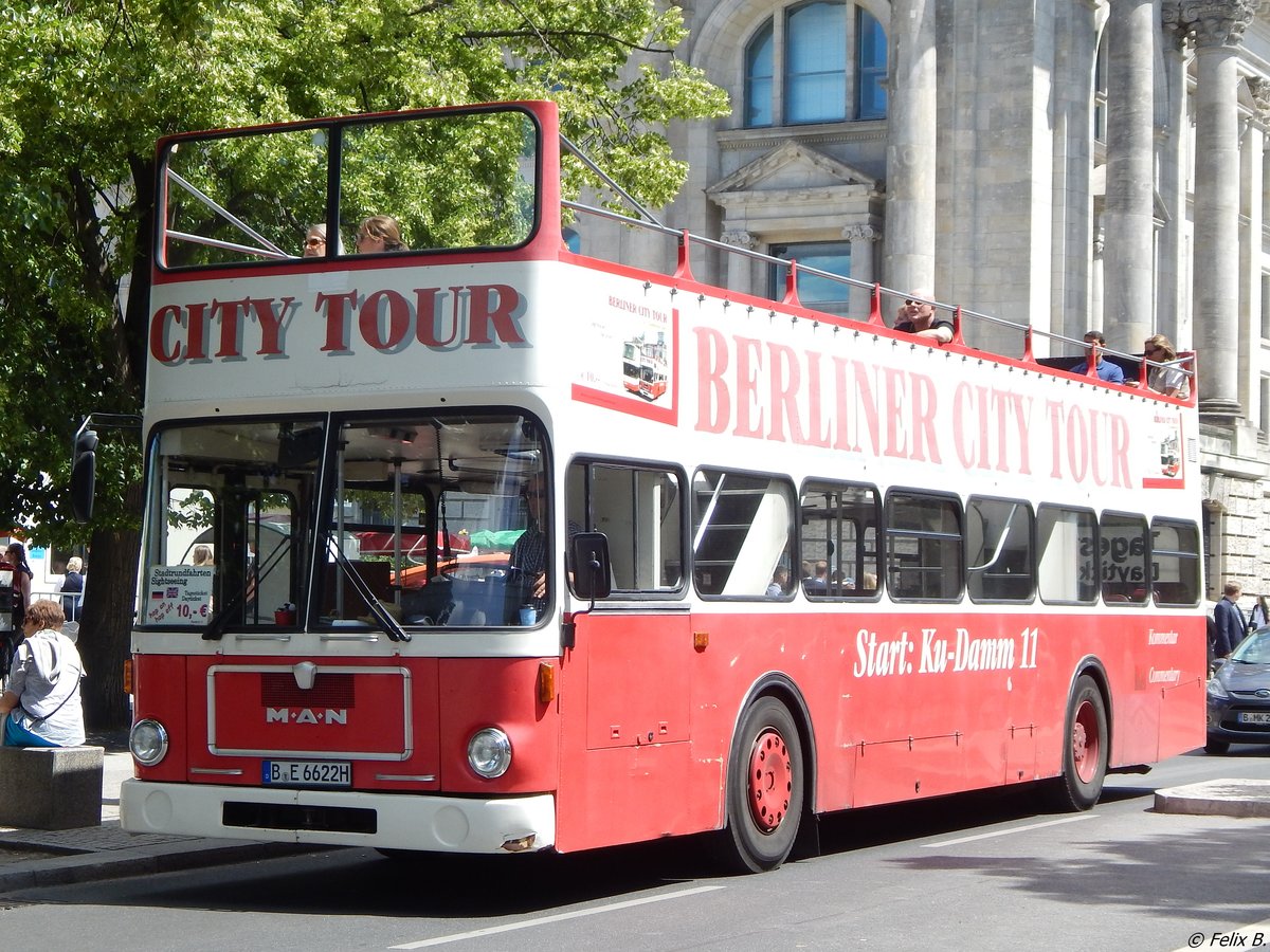 MAN SD 200 von Eick's Rundfahrten Berlin aus Deutschland in Berlin am 11.06.2016