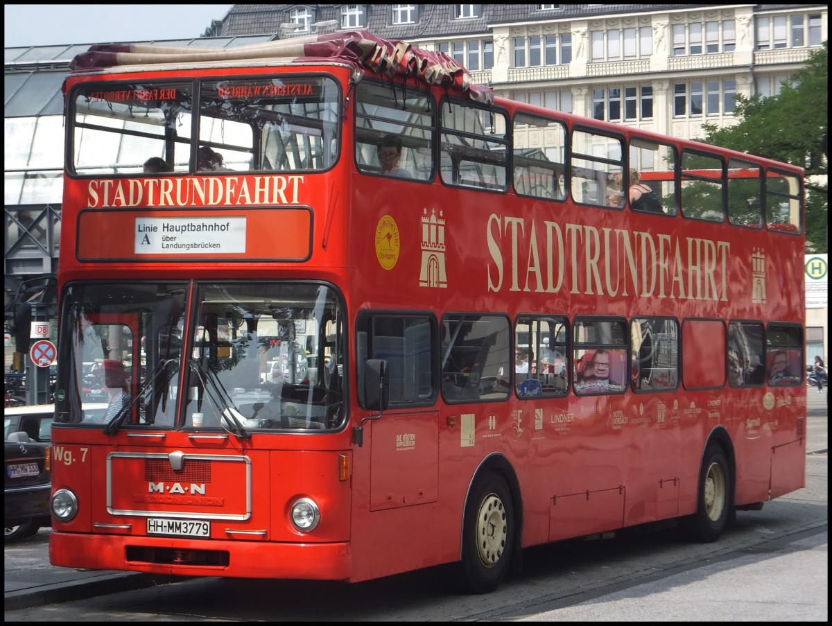 MAN SD 200 von Hamburg City Tour in Hamburg am 25.07.2013