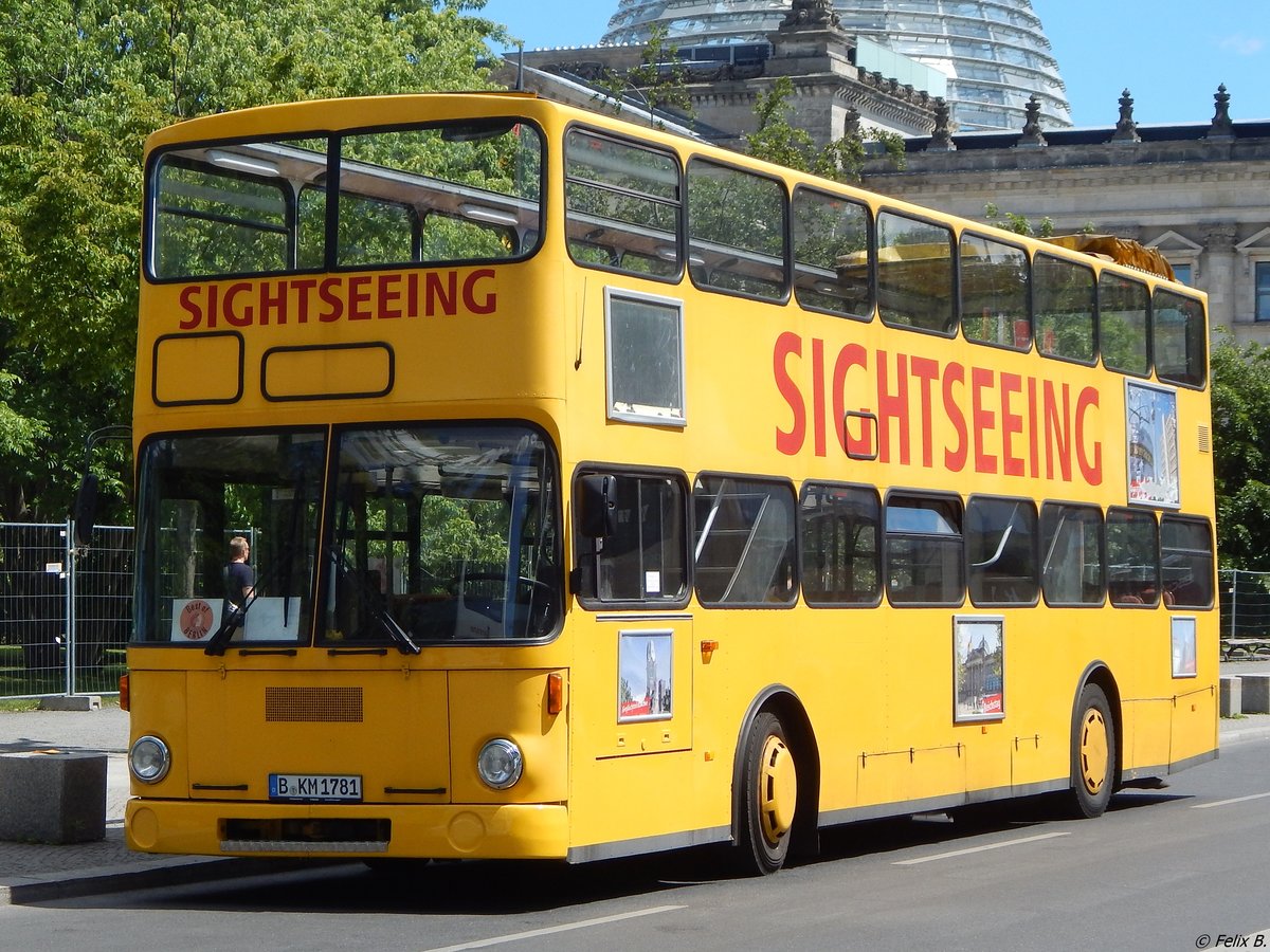 MAN SD 200 von Stadtrundfahrtbüro Berlin Tommy Erbe aus Deutschland in Berlin am 11.06.2016