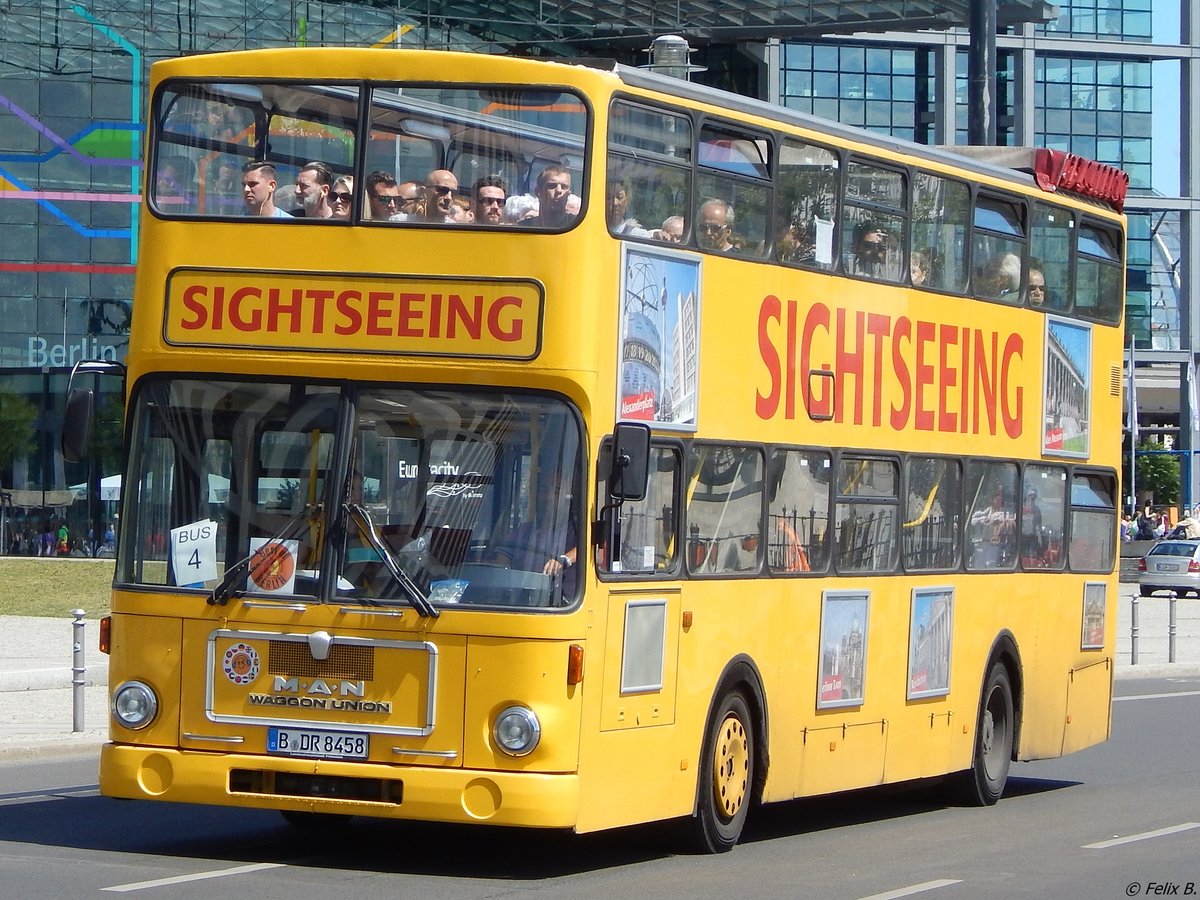 MAN SD 200 von Stadtrundfahrtbüro Berlin Tommy Erbe aus Deutschland in Berlin am 11.06.2016