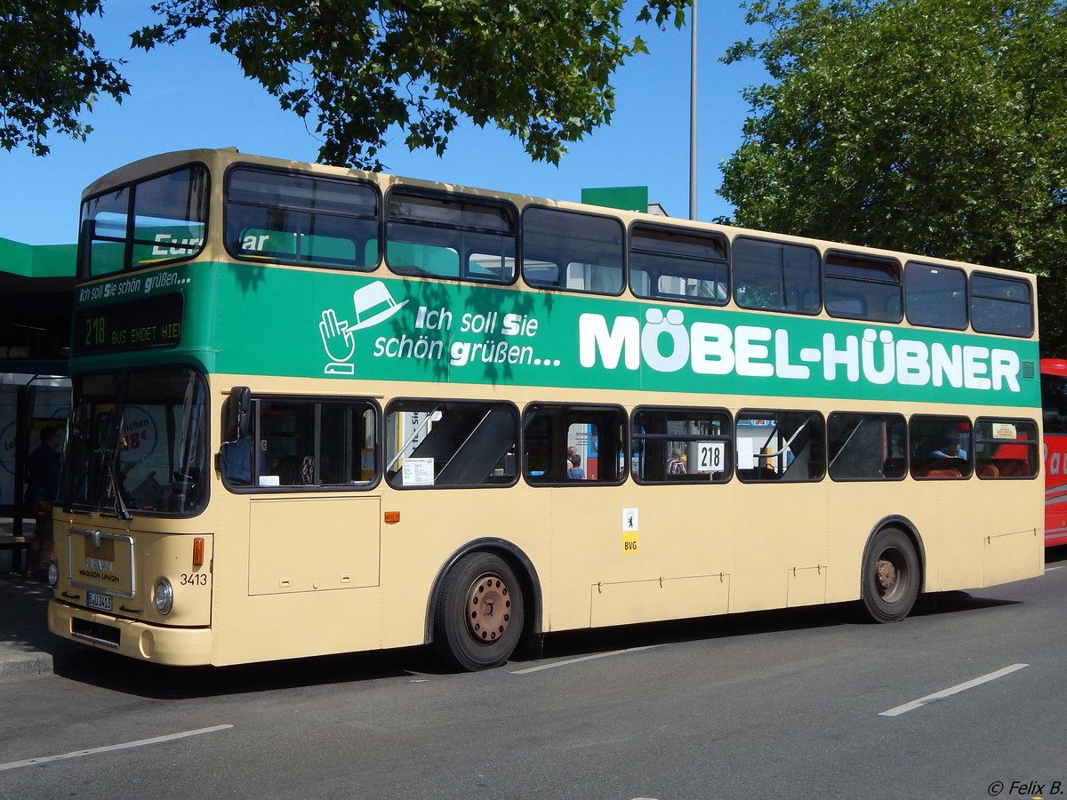 MAN SD 200 von Traditionsbus GmbH Berlin aus Deutschland in Berlin am 11.06.2016