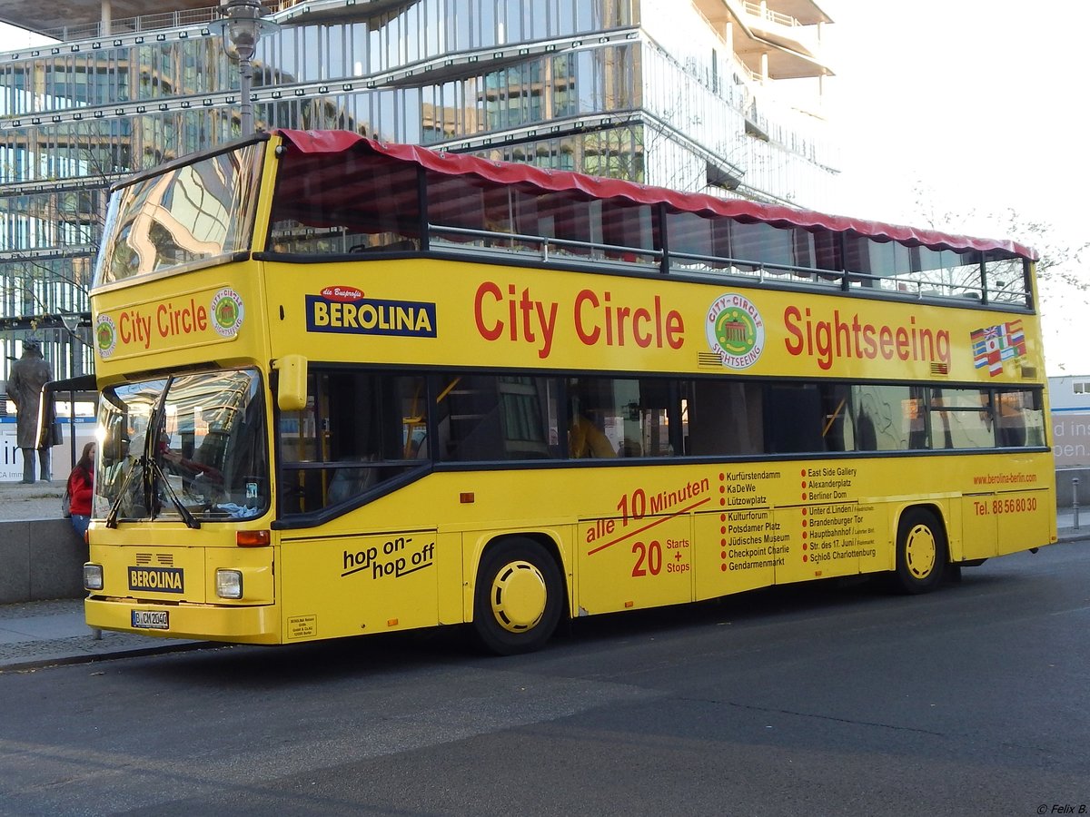 MAN SD 202 von Berolina Magasch GmbH aus Deutschland in Berlin am 31.10.2018