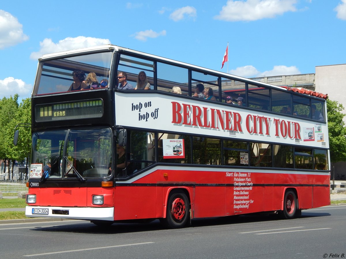 MAN SD 202 von Eick's Rundfahrten Berlin aus Deutschland in Berlin am 11.06.2016