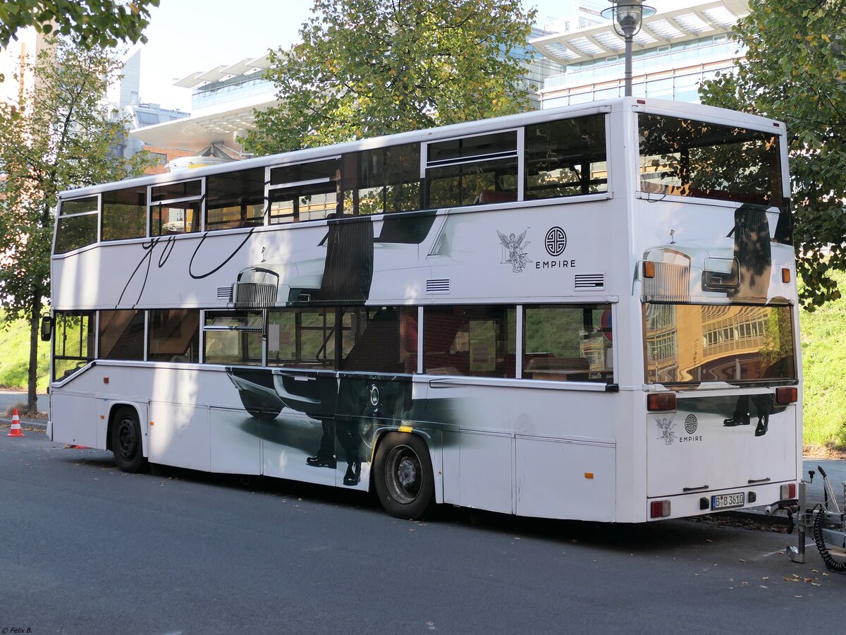 MAN SD 202 von Filmbus Berlin GmbH & Co. KG aus Deutschland in Berlin am 10.10.2021