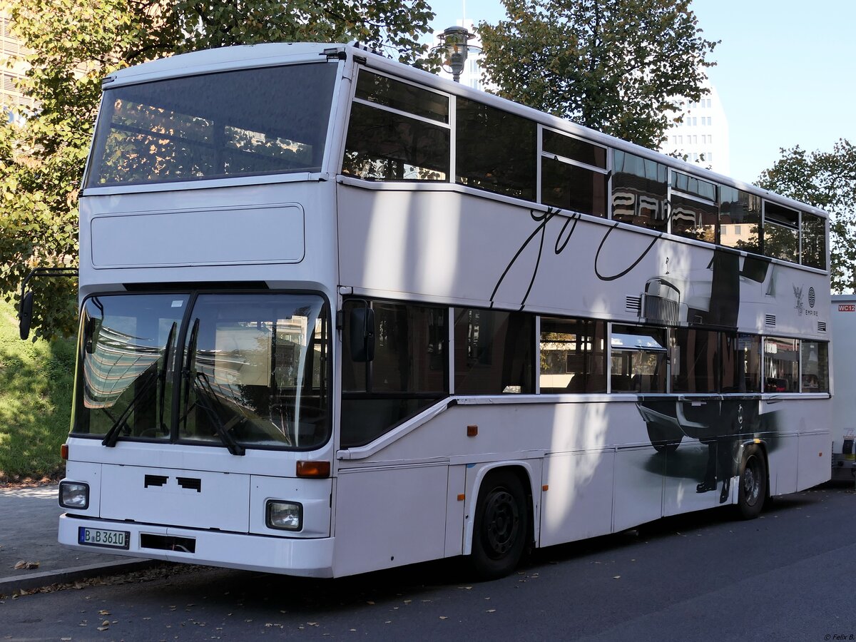MAN SD 202 von Filmbus Berlin GmbH & Co. KG aus Deutschland in Berlin am 10.10.2021