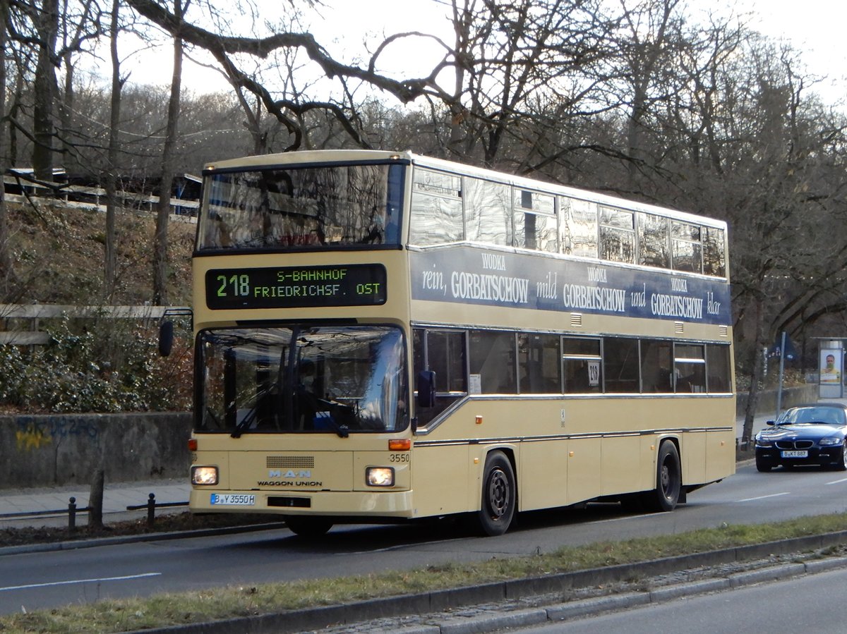 MAN SD202, AG Traditionsbus Berlin, Berlin 05.Mär.2021