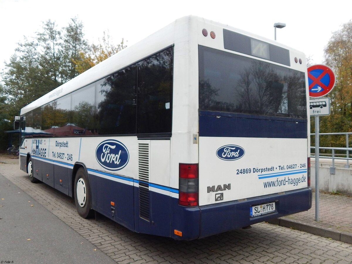MAN SÜ 283 von Hagge aus Deutschland in Friedrichstadt im Oktober 2014