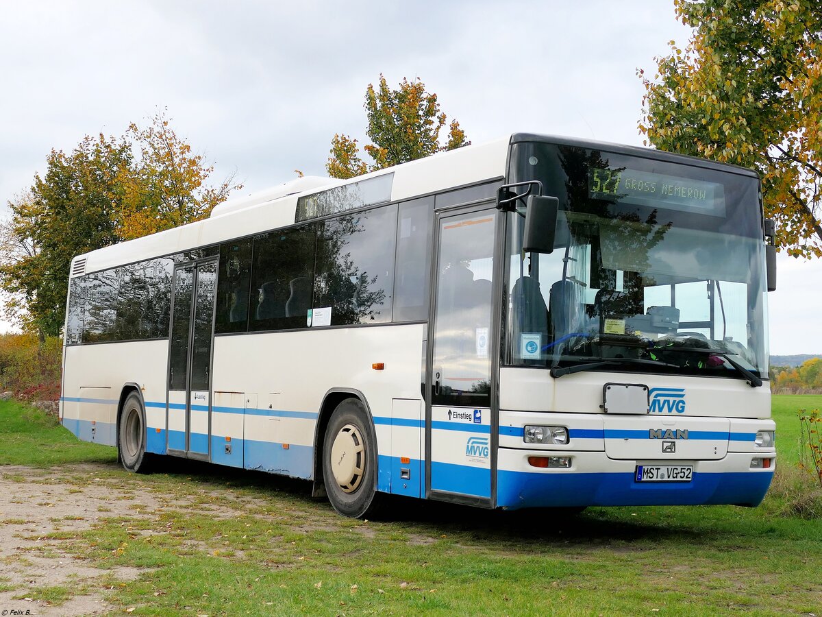 MAN SÜ 283 der MVVG in Groß Nemerow am 28.10.2020