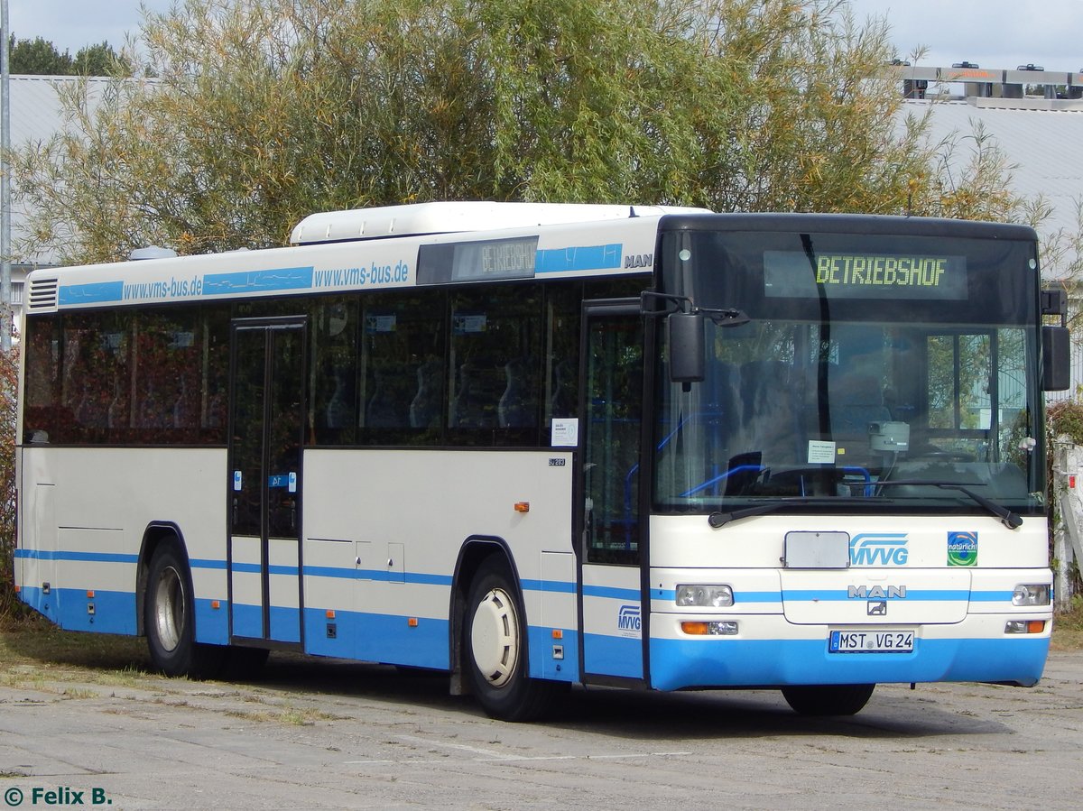 MAN SÜ 283 der MVVG in Neubrandenburg am 30.09.2016