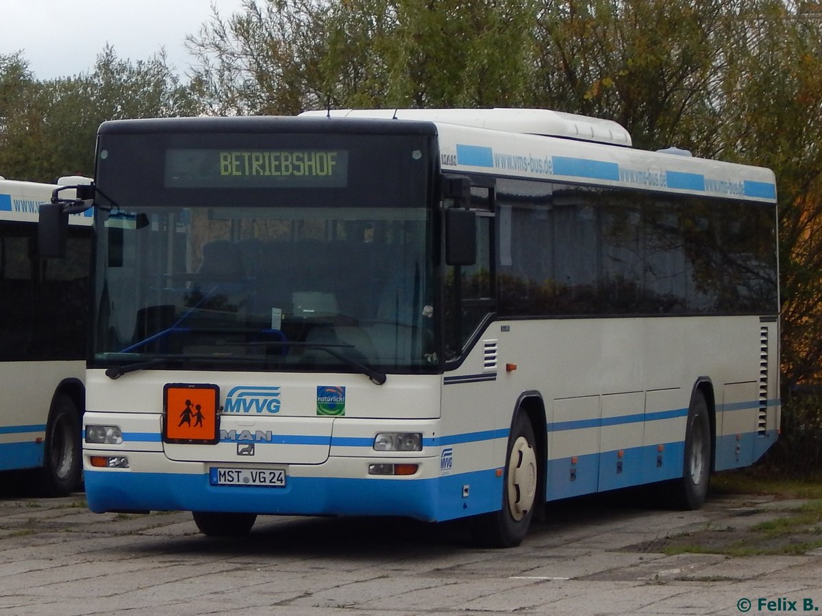 MAN SÜ 283 der MVVG in Neubrandenburg am 11.10.2016