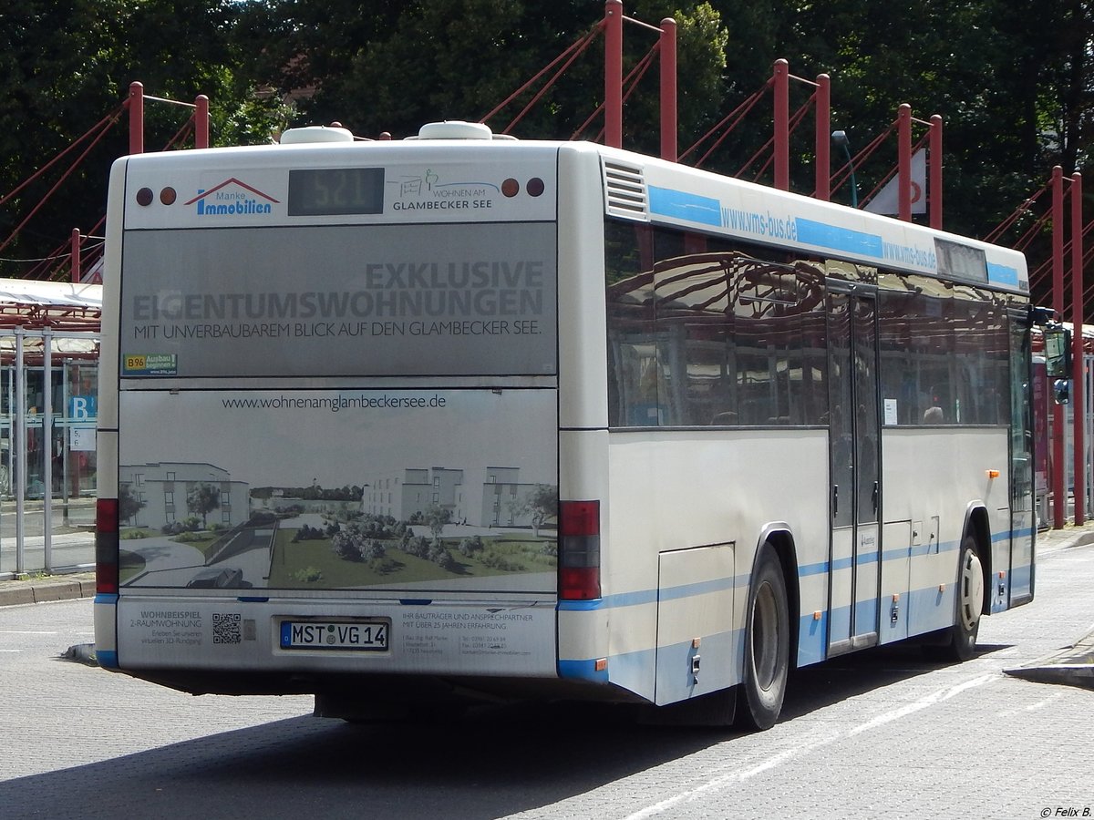 MAN SÜ 283 der MVVG in Neubrandenburg am 15.09.2017