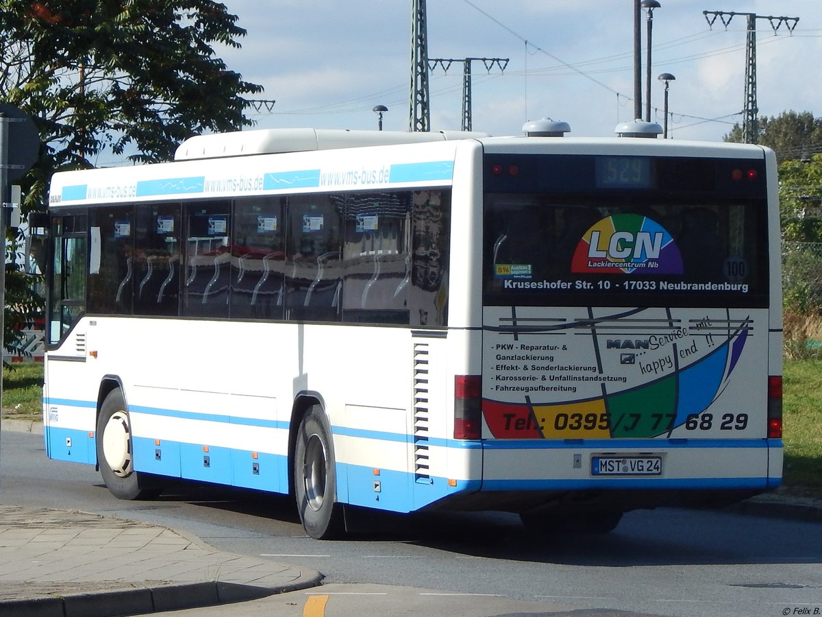 MAN SÜ 283 der MVVG in Neubrandenburg am 22.09.2017