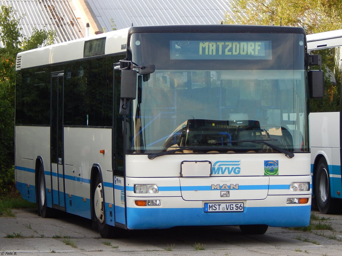 MAN SÜ 283 der MVVG in Neubrandenburg am 30.07.2018
