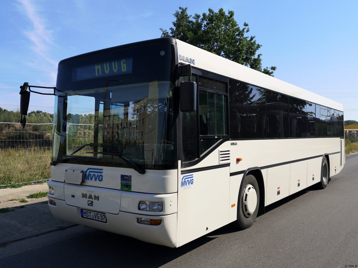 MAN SÜ 283 der MVVG in Neubrandenburg am 23.08.2019