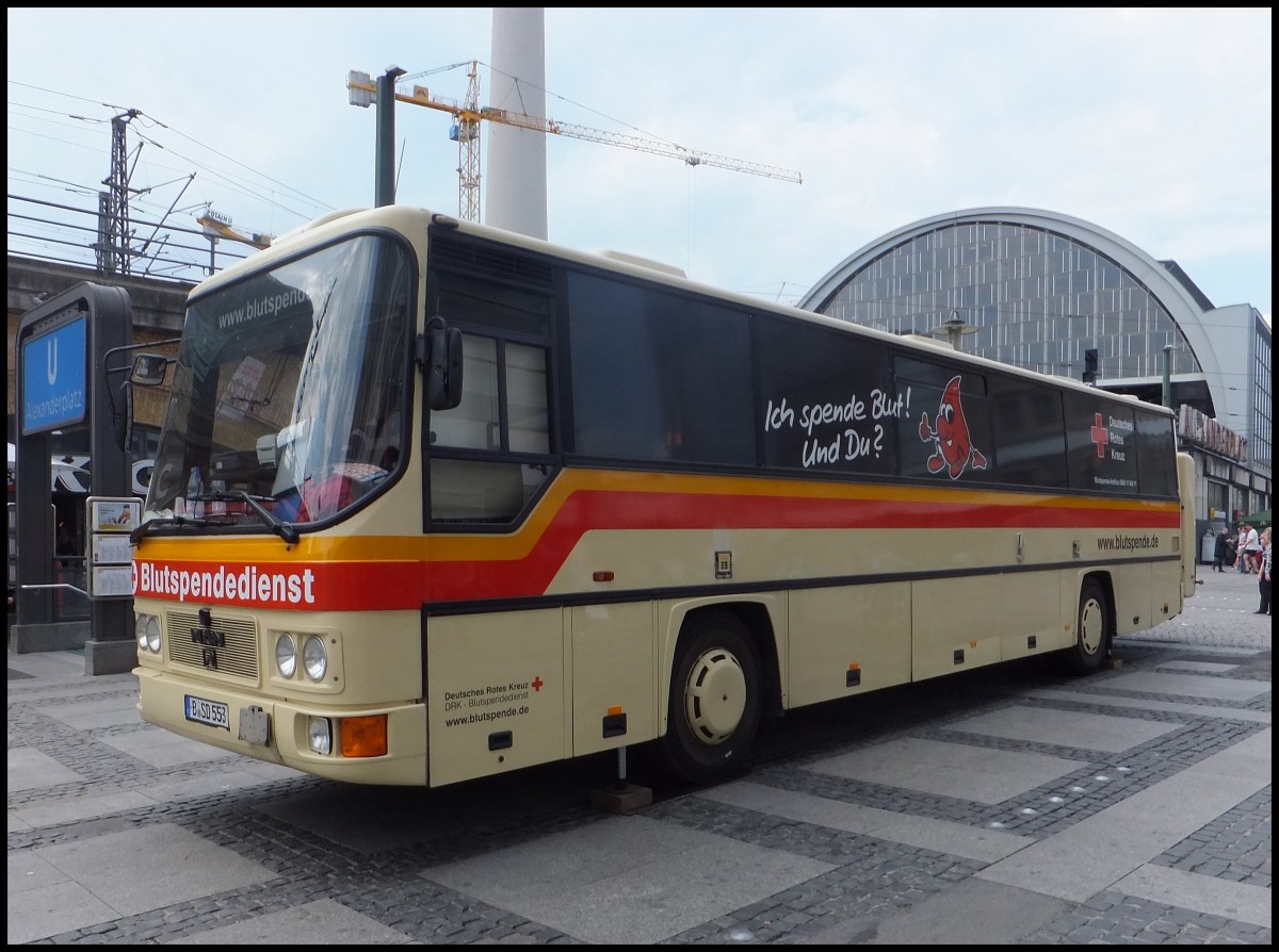 MAN L 272 als Blutspendebus Berlin in Berlin am 26.04.2013