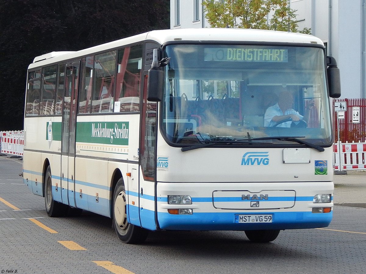 MAN ÜL 313 der MVVG in Neubrandenburg am 15.09.2017