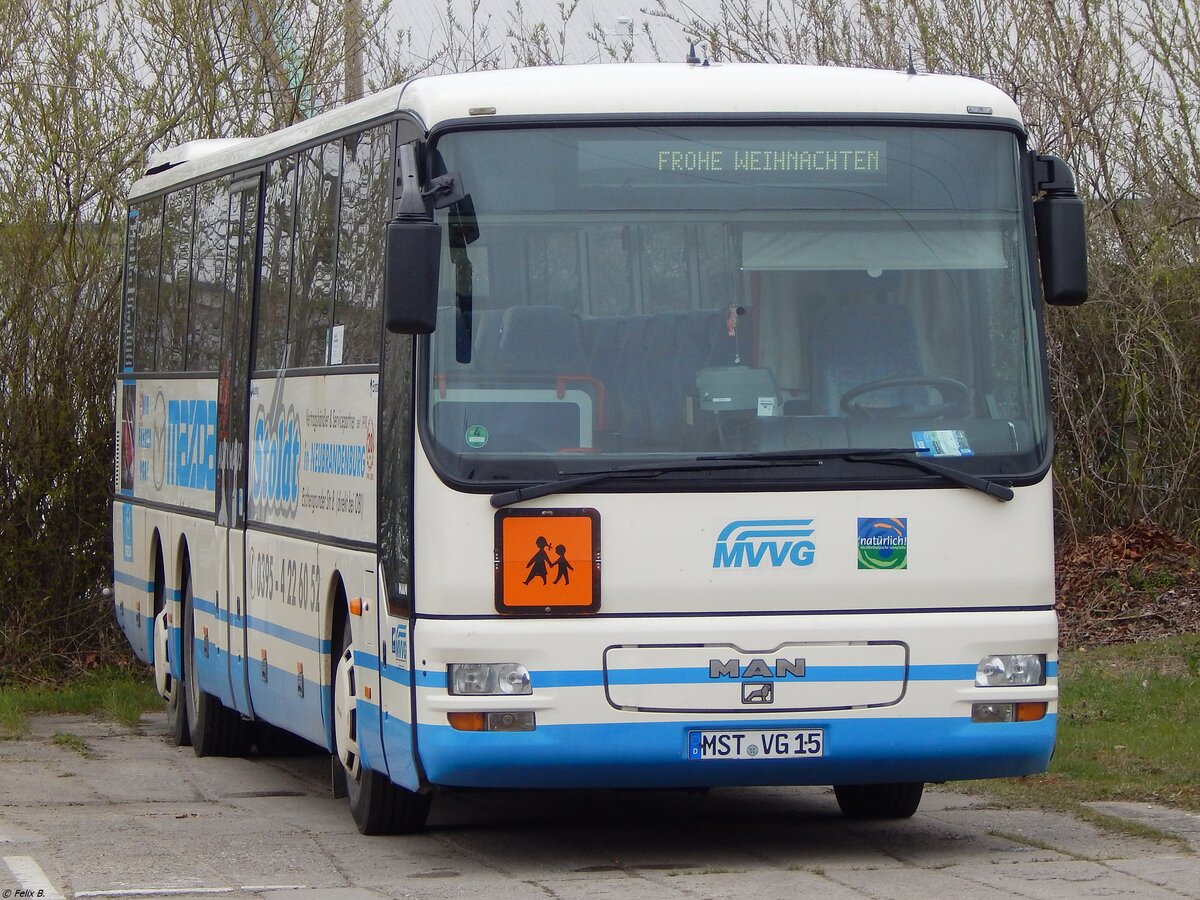 MAN ÜL 313 der MVVG in Neubrandenburg am 17.04.2019