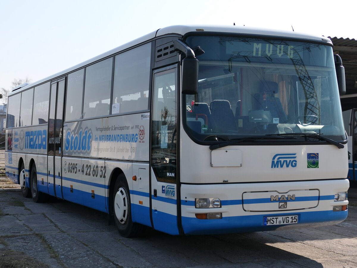 MAN ÜL 313 der MVVG in Neubrandenburg am 28.03.2020