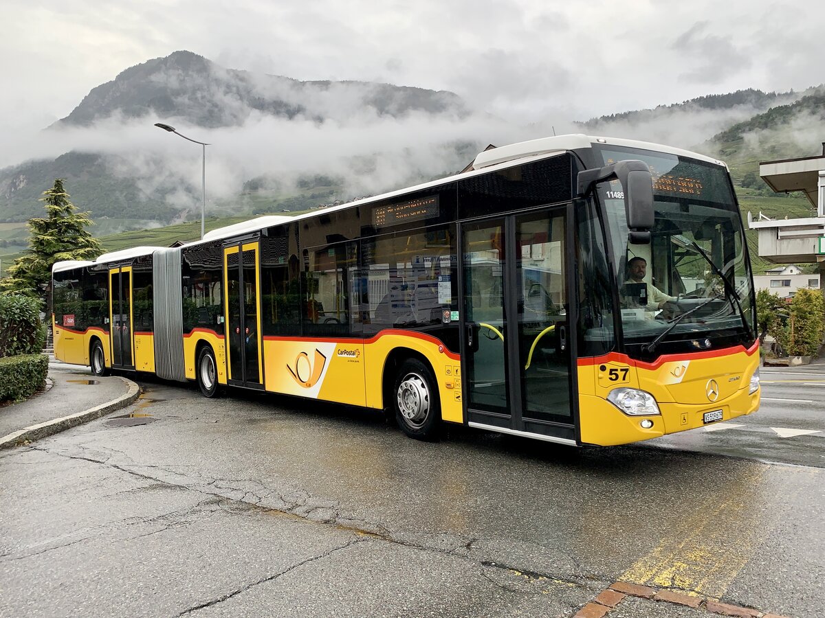 MB C2 G Nr. 57 '11489' 'VS 519 679  der Regie Sion am 20.9.21 bei Poste Leytron.